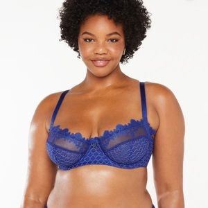 NWT Savage X Fenty Baroque Bondage Unlined Balconette Bra